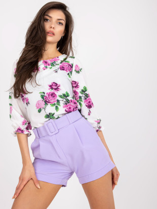 Elegante lila Shorts