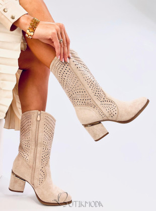 Stiefel THEODORA Beige