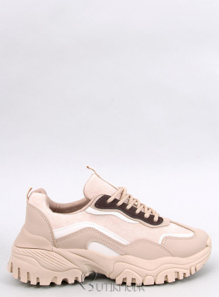 Beige Damen-Sneaker