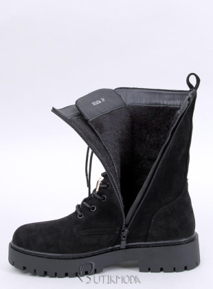 Schwarze Schnürstiefel BERLIN