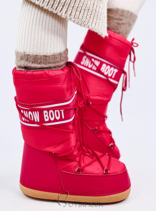 Winterstiefeletten SNOW BOOTS HIGH Red