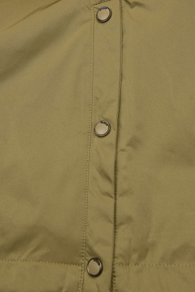 Übergangsmantel im verlängerten Schnitt Sandbeige