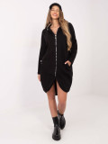 Schwarze lange Kapuzenpullover von RUE PARIS