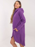 Lila Kapuzenpullover