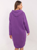 Lila Kapuzenpullover