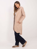 Lange beige Kapuzenpullover von RUE PARIS