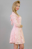 Spitzenkleid rosa