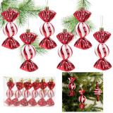 Weihnachtsdekorationen - Bonbons 6 Stk