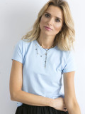 Helles Blau T-Shirt Peachy