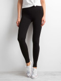 Schwarze Basic Leggings