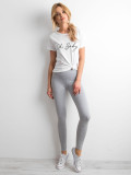 Graue Basic Leggings