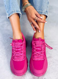 Plateau-Sneaker Pink