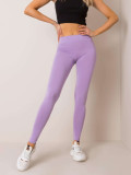 Glattes Damenleggings in Helllila