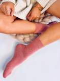 Winterwollsocken Rosa