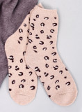 Damensocken mit Leopardenmuster 3 - 3 Paar