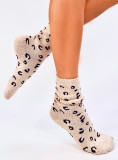 Damensocken mit Leopardenmuster 3 - 3 Paar