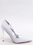Funkelnde Pumps Silver