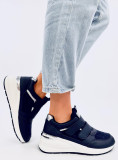 Sneaker mit Klettverschluss Navy