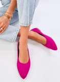 Wildleder-Ballerinas Pink