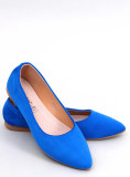 Wildleder-Ballerinas Sky Blue