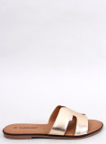 Damen Pantoletten Gold