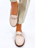 elegante Mokassins für Damen Beige