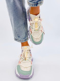 Damen-Sneaker Lila/Grün