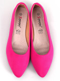 Wildleder-Ballerinas Pink