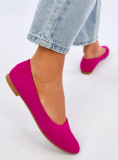 Wildleder-Ballerinas Pink