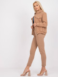 Stylische Übergangsjacke in Camel-Farbe