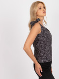 Stylisches schwarzes Top mit Druck