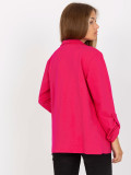 Fuchsia Sweatjacke mit Taschen RUE PARIS