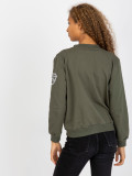 Khaki gesteppte Bomberjacke mit Taschen RUE PARIS