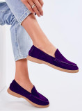 Extra weiche Damenmokassins Purple