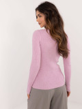 Stylischer Pullover in hellem Lila