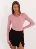 Eleganter rosa Pullover