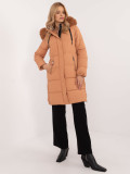 Bequeme Winterjacke mit abnehmbarem Kapuze