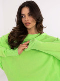 Fluoreszierender grüner Pullover