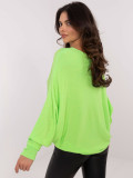 Fluoreszierender grüner Pullover