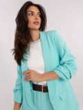 Elegante mintfarbene Jacke