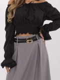 Eleganter Maxi-Rock in Grau