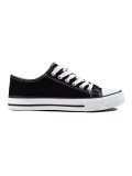 Klassische schwarze Damensneaker Shelovet