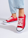 Klassische rote Damensneaker Shelovet