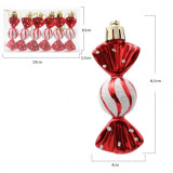 Weihnachtsdekorationen - Bonbons 6 Stk