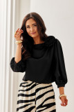 Schwarze Bluse Giana