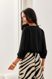 Schwarze Bluse Giana