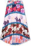 Maxirock mit Blumenprint I.