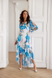 Fiorella – Wickel-Midikleid aus Chiffon