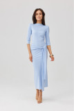 Midi-Kleid in Hellblau