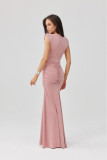 Rosa Maxi-Kleid Noelia